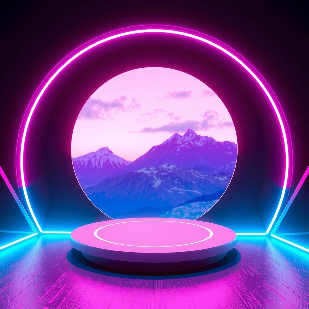 Neon Skies Game Interface